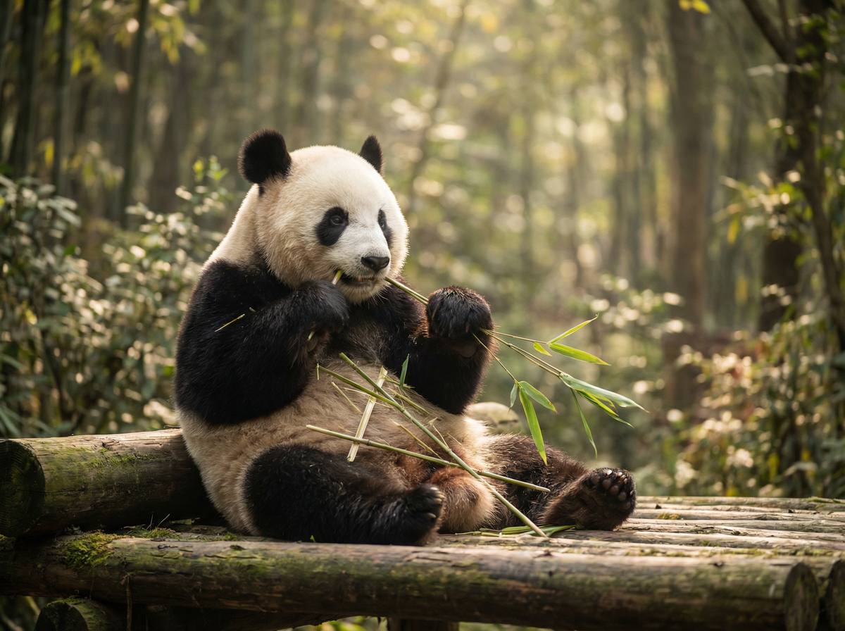 小马拉大车熊猫视频 - 成都大熊猫4K写真纪录片